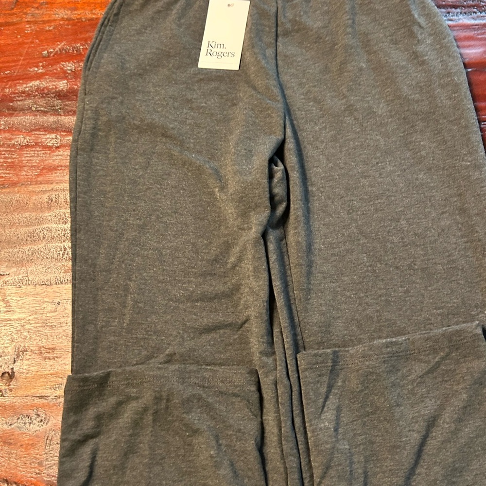 Kim Rogers Charcoal Gray Petite Pants
